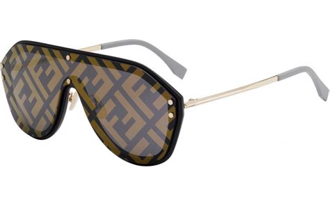 fendi lentes|Fendi leather sunglasses.